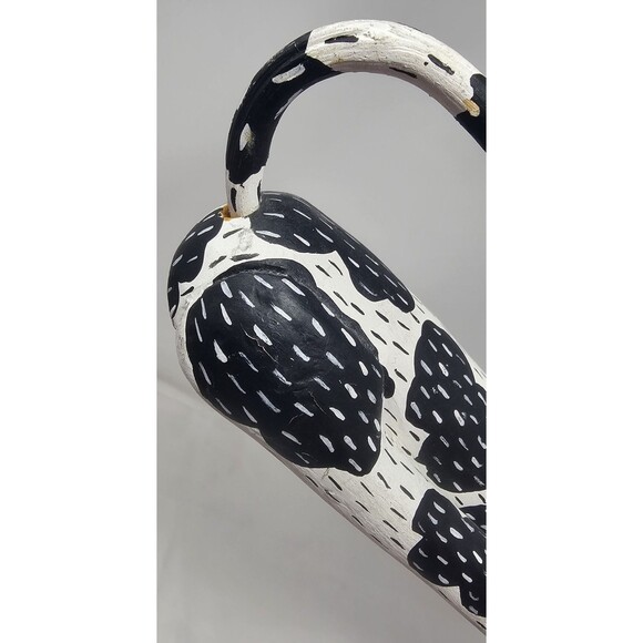 Oaxacan Painted Mexican Folk Art Dog Leather Collar Alebrije Wood By Juan 15x11" - Picture 10 of 16